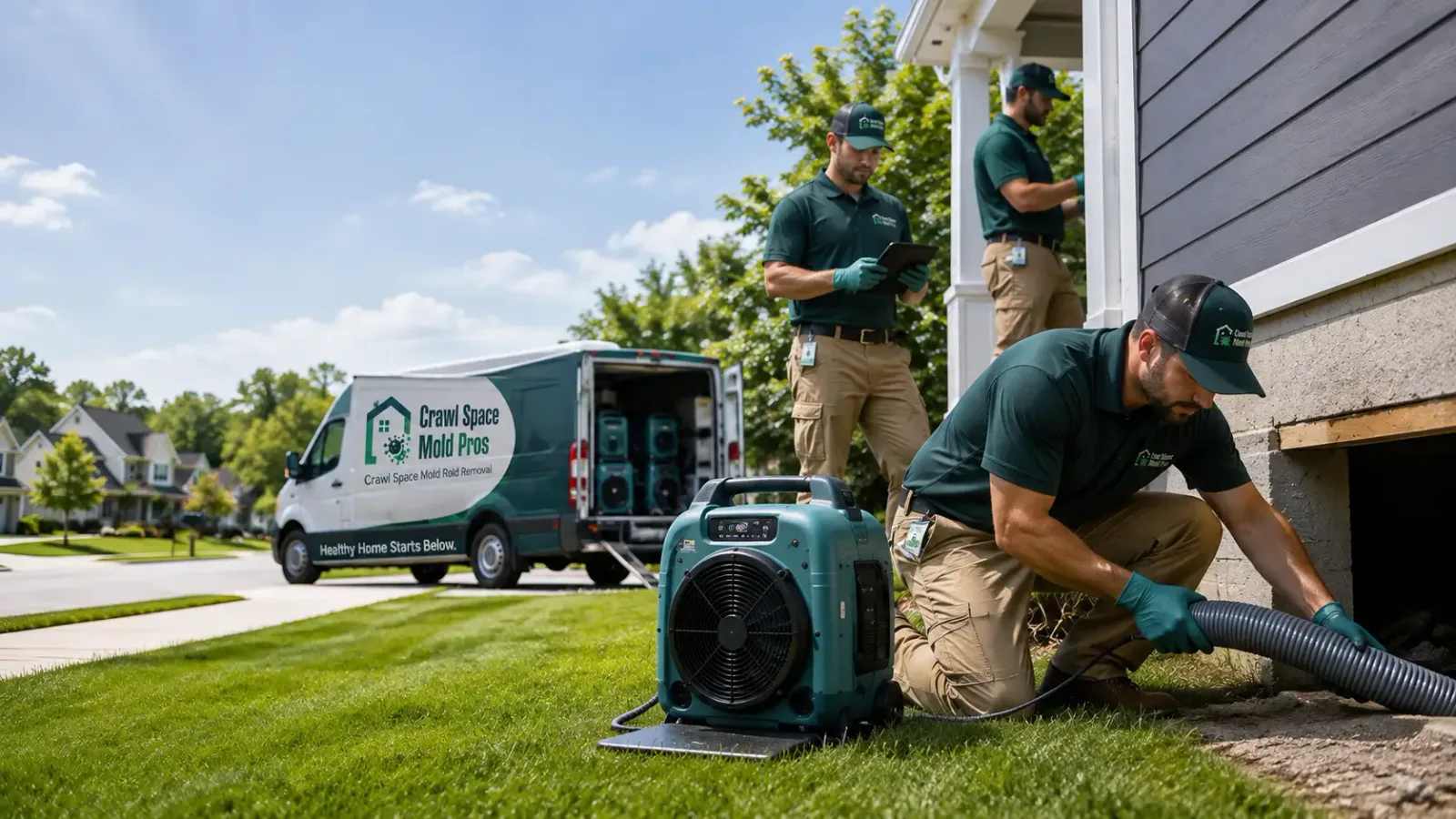 Crawl Space Mold Removal in Cunningham, KS